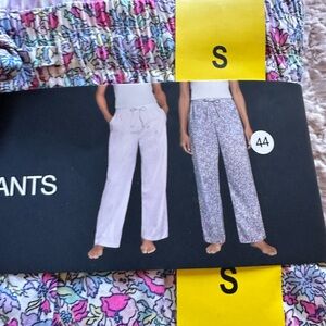 GAP Floral and Striped PJ Pants Set